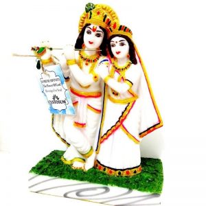 Alternative view of Radha Krishna White Medium