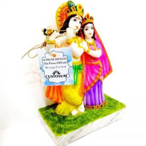 Alternative view of Radha Krishna Colorful Medium