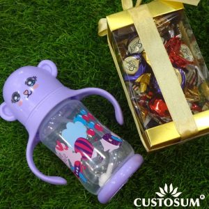 Summer Sipper-Durable with Delicious Chocolate Treat Box fully loaded with Chocolates.