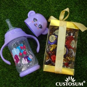 Alternative view of Summer Sipper-Durable with Delicious Chocolate Treat Box fully loaded with Chocolates.