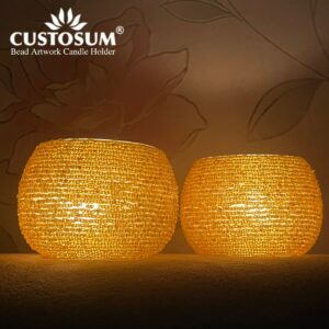 Alternative view of Bead Artwork Candle Holder