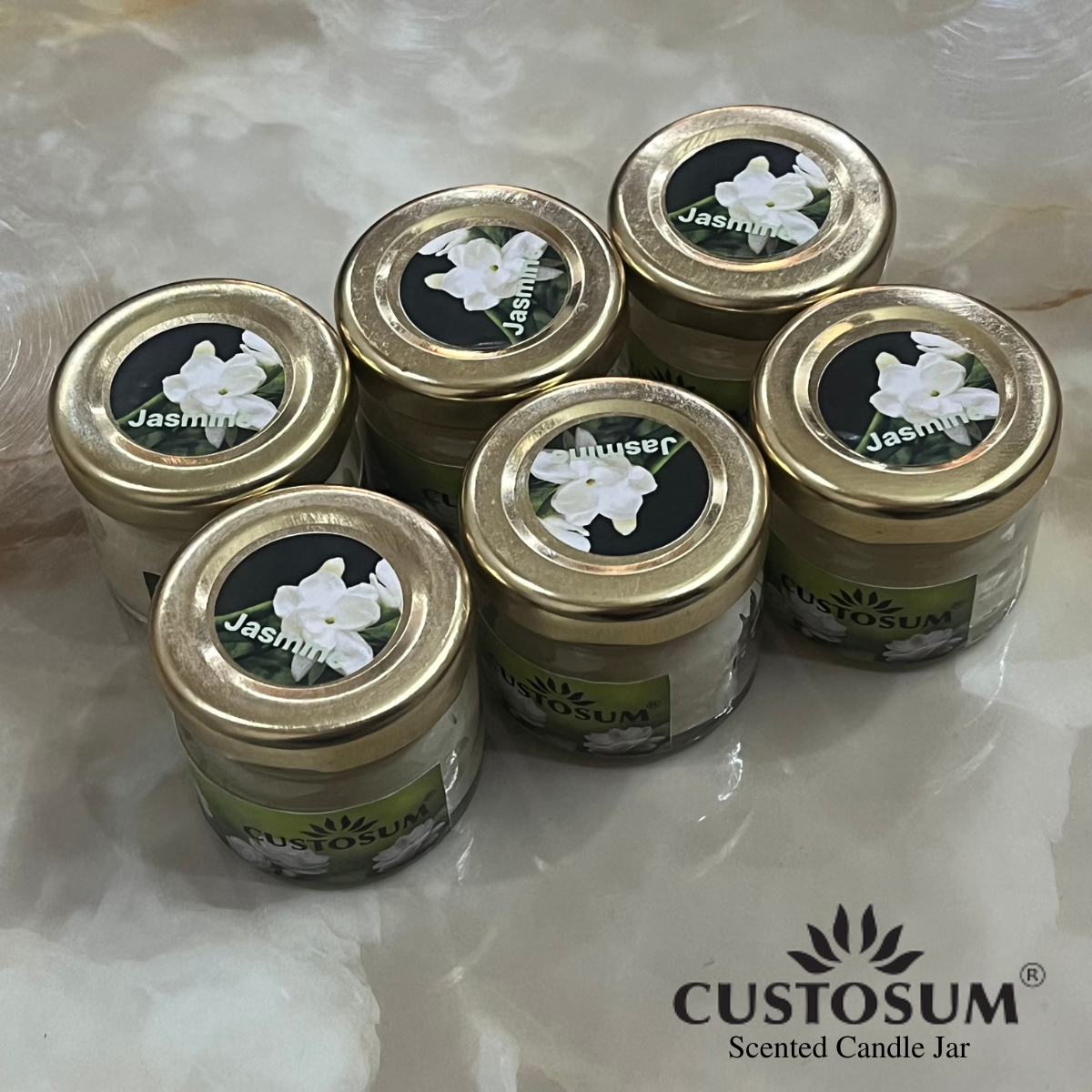 Scented Candle Jars - Jasmine - Image 3